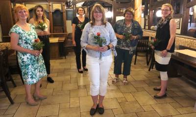 v.l.: Beisitzerin Annegret Schwarz, Beisitzerin Johanna Sorge, Beisitzerin Grit Prange, Vorsitzende Xenia Schler, stellv. Vorsitzende Christel Gldenpfennig, Beisitzerin Saskia Rakow